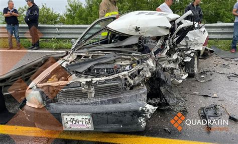 Tráiler Embiste A Taxi Y Auto En La Autopista Un Muerto Y Un Lesionado