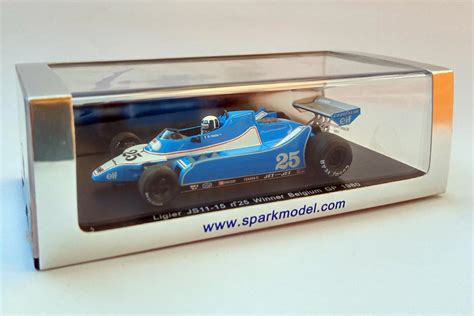 Spark S1724 1 43 D Pironi Ligier JS 11 15 Winner Belgium GP 1980 Aukro