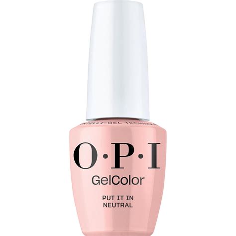 Amazon OPI GelColor Put It in Neutral Sheer Soft Nude Pink Crème