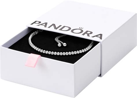 Amazon PANDORA Sparkling Slider Tennis Bracelet Features Slider