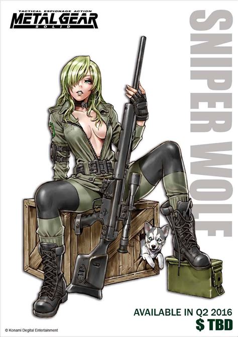 Kotobukiya Sniper Wolf statue gets new artwork - Metal Gear Informer