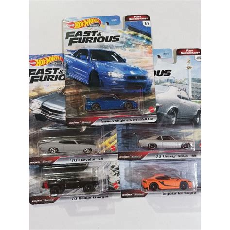 Hot Wheels Premium Fast And Furious Fast Superstars Nissangtr R Shopee Philippines