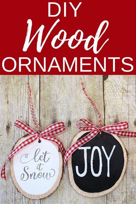 DIY Wood Ornaments | Wood ornaments, Christmas projects diy, Christmas ...