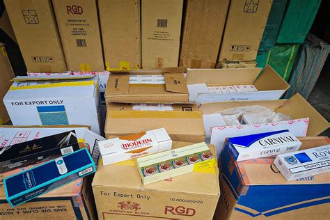 P10m Worth Of Smuggled Cigarettes Seized In Bataan Businessworld Online