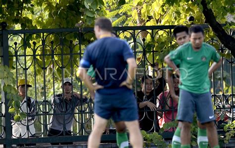 Latihan Jelang Lawan Filipina Antara Foto