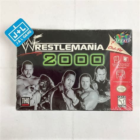 WWF WrestleMania 2000 - (N64) Nintendo 64 – J&L Video Games New York City