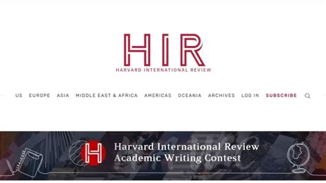 2025 HIR Academic Writing Contest - Latest Updates On The 2025 Topics ... 