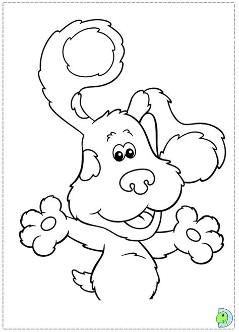 Blue's Clues coloring page- DinoKids.org