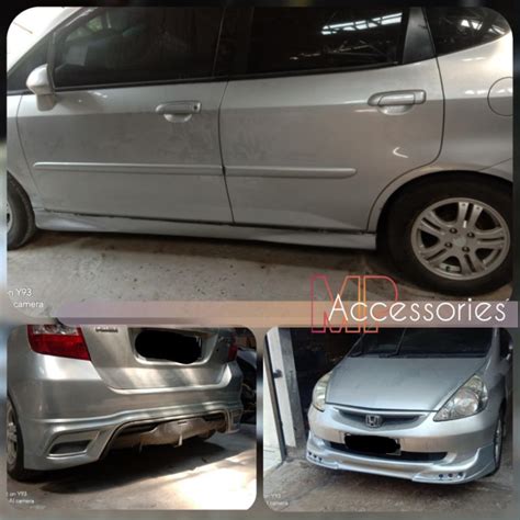 Jual Front Depan Side Skirt Samping Bodykit Add On Khusus Honda Jazz