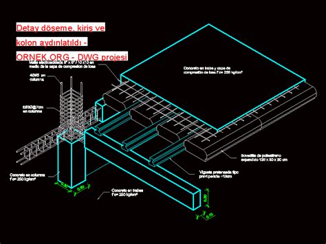 Isometric Anchor Concrete Reinforced Steel Slab Beam Slab Girder