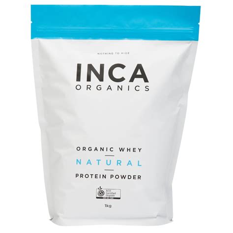 Inca Organics Organic Whey Protein Powder Natural 1kg Healthylife