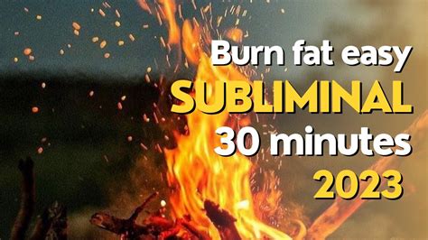 The Best Subliminal Burn Fat Booster Minutes Per Day