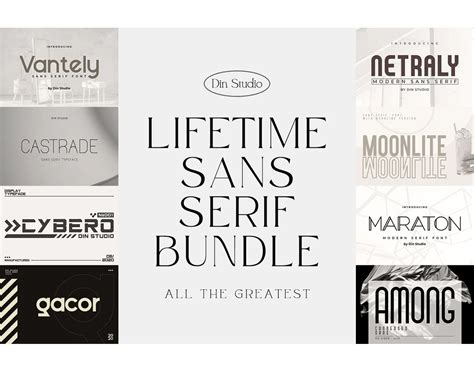 Modern San Serif Bundle Font Fonts sans Fonts Install Download Font ...