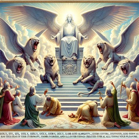 Revelation 4:8-11 Artwork | Bible Art