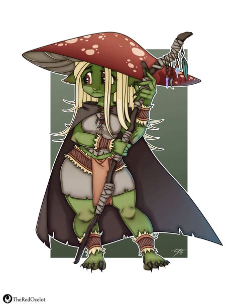 [Art] Gloom, the Goblin Druid : r/DnD