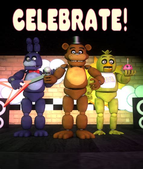 My Version Of The Fnaf Celebrate Poster By Thegoanimateguy67 On Deviantart