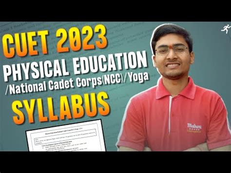 Cuet Physical Education Syllabus Cuet Physical Education