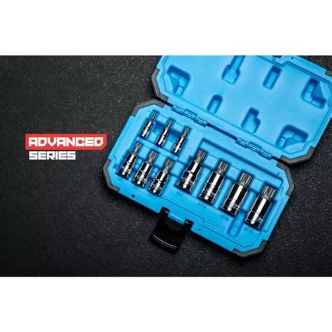 Capri Tools Stubby Xzn Triple Square Bit Socket Set Piece Xdc Depot