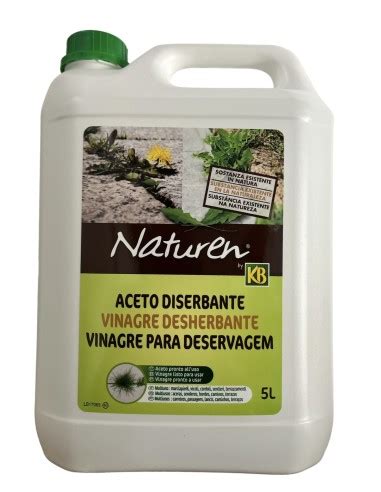 Diserbante 100 Naturale Naturen A Base Di Aceto Da Nebulizzare 5 Litri