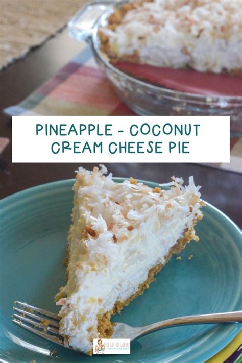 No Bake Tropical Coconut And Cream Cheese Pie