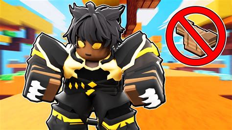 Yamini Kit With No Armor Pro Gameplay Roblox Bedwars Youtube