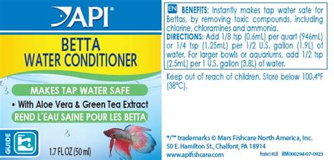 API Betta Water Conditioner MARS FISHCARE NORTH AMERICA INC