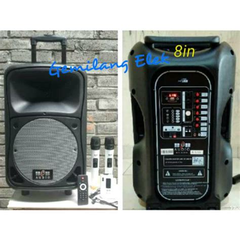 Jual Speaker Portable Wireless BOB AUDIO 8 Inch Jakarta Barat