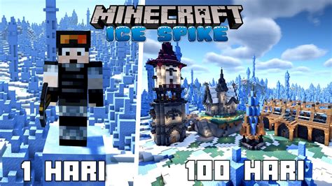 Hari Di Minecraft Tapi Ice Spike Only Youtube