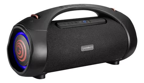 Caixa De Som Preto Boombox Bluetooth Gradiente Portatil Frete grátis