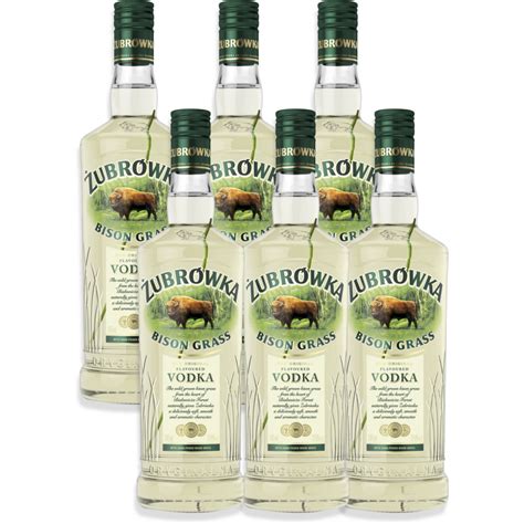 Vodka Zubrówka Bison Grass The Original Flavoured 700ml X6u Borrachines