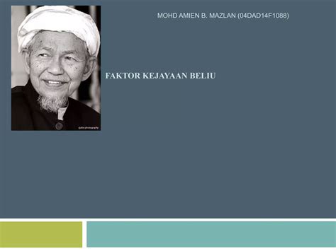 Tuan Guru Nik Abdul Aziz Nik Mat PPT