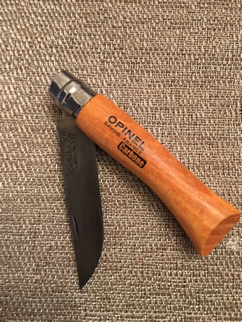 My brand new Opinel 7 with forced patina : EDC