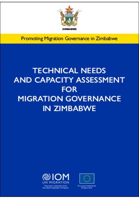 Technical Needs And Capacity Assessment For Migration Governance In