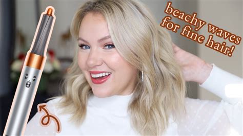 Beach Waves For Fine Hair Ft Dyson Airwrap Hair Tutorial For