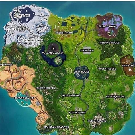 Fortnite Map Season 11