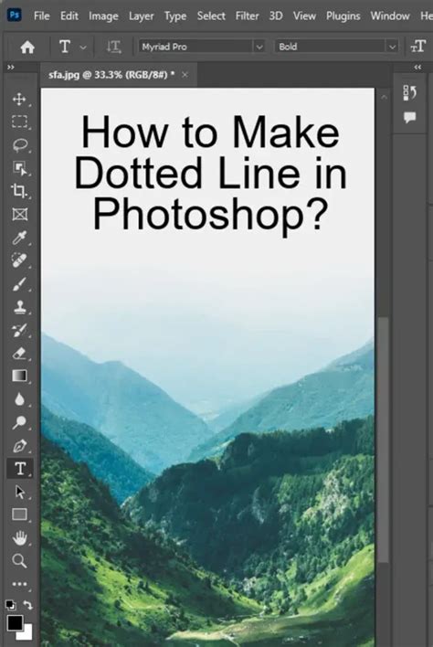 How To Make Dotted Line In Photoshop 4 Methods