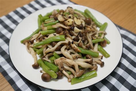 食譜 樹子破布子炒鴻喜菇四季豆。便當菜料理 西西烹飪筆記