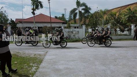 Polresta Palangkaraya Siagakan Personel Di Tempat Penghitungan Suara