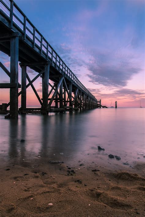 Estacade De La Plage Des Dames En Longue Pose Noirmoutier Romain