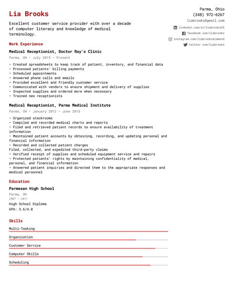 One Column Resume Templates And Formats For 2022 Easy Resume