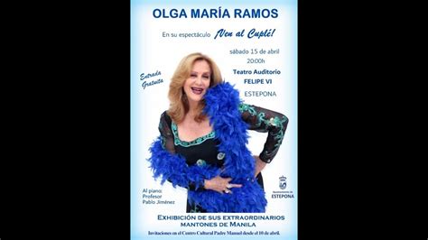 Olga María Ramos presenta el espectáculo musical Ven al Cuplé en el