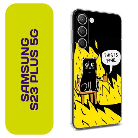 Чехол на Самсунг S23 Плюс 5G / Samsung Galaxy S23 Plus 5G с принтом ...