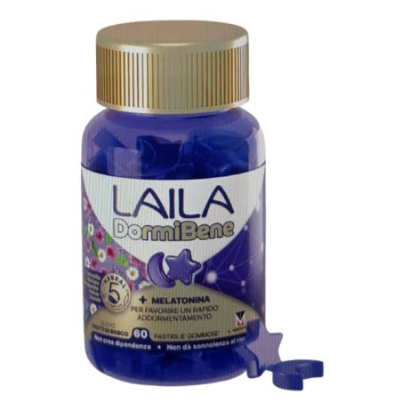 Laila Dormibene Integratore Naturale Per Dormire 60 Gommose TuttoFarma