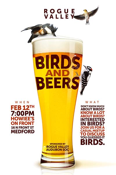 Birds And Beers Rogue Valley Audubon Society