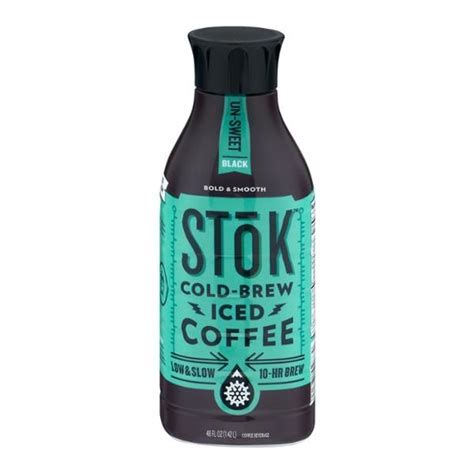 Stok Un Sweet Black Cold Brew Iced Coffee Hy Vee Aisles Online