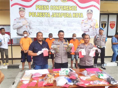 Polisi Kota Jayapura Ungkap 3 Kasus Narkoba KawatTimur ID