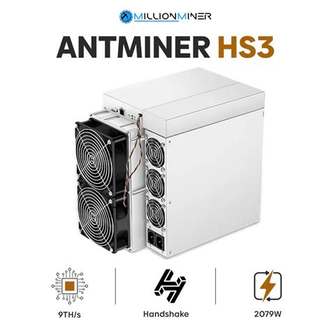 Bitmain Antminer HS3 9Th MILLIONMINER