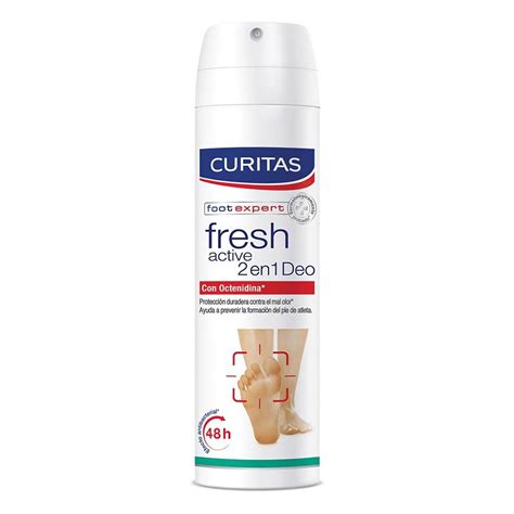 Desodorante Para Pies Curitas Fresh Active En Aerosol Ml Walmart