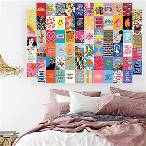 Indie Room Decor Aesthetic Tiktok 70pcs Of Indie Wall Collage Kit Aesthetic Pictures For