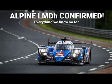 Alpine Lmdh Confirmed Everything We Know About Their Le Mans Hypercar